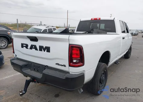 2025 Ram 2500 Tradesman 4X4 8' Box from USA, damaged, VIN 3C6UR5HJXSG537501